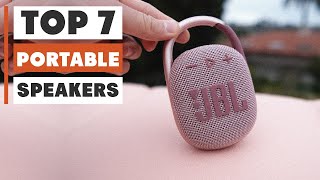 Top 7 Best Portable Speakers for Outdoor Adventures