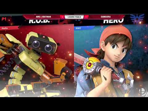 VS Weekly 8/15/19 - Losers Finals - AMG | 8BitMan (ROB) vs eU | Samsora (Hero) - SSBU