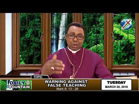 DAILY FOUNTAIN OF MARCH 20, 2018 - MOST REV'D EMMANUEL O. CHUKWUMA