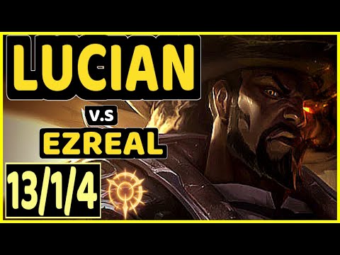 VGIA Deádly (LUCIAN) vs EZREAL - 13/1/4 KDA BOTTOM ADC CHALLENGER GAMEPLAY - EUW