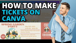 How To Make Tickets On Canva In EASY Way