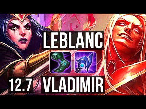 LEBLANC vs VLAD (MID) | 8/0/2, Legendary, 400+ games | KR Diamond | 12.7