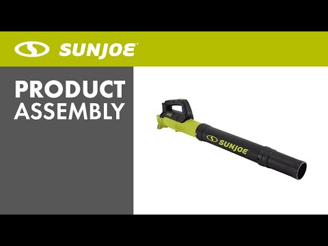 24V-TB-LTE  Sun Joe 24V IONMAX Cordless Compact Turbine Jet Blower | W/ 2.0-Ah Battery and Charger