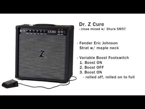 Dr. Z Cure - Variable Boost demo with Fender Stratocaster