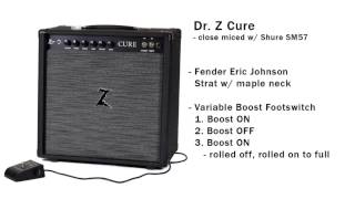 Dr. Z Cure - Variable Boost demo with Fender Stratocaster