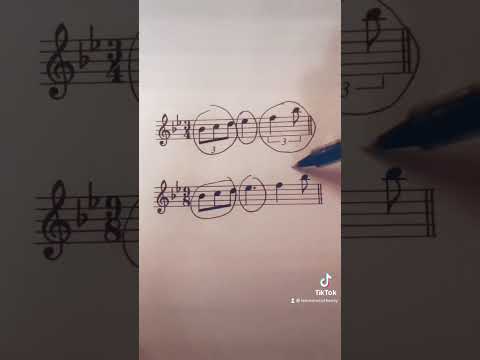 Changing between simple and compound time without changing the sound