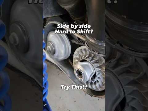 Hard To Shift Belt Drive UTV? #utv #maintenance #shorts