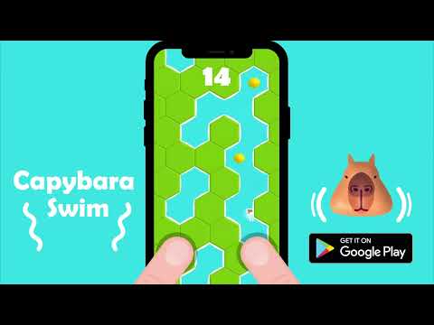 Capybara Swim