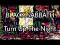 BLACK SABBATH - Turn Up The Night (Lyric Video)