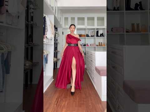 DIY saree gown ❤️ #fashiontips #fashionhacks #sareedrapings #diydress