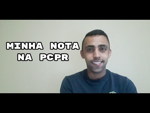 Minha Nota na Policia Civil do paraná, PCPR #33