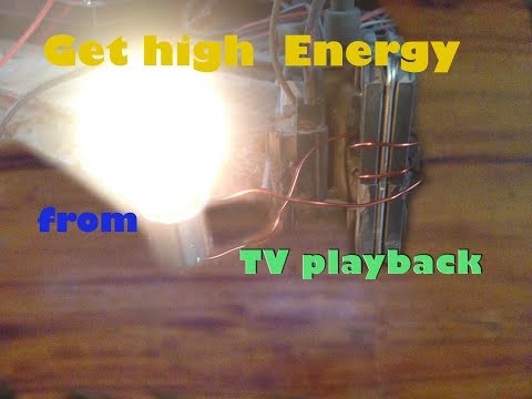 Wow  unbelievable get  high Energy from tv playback || Energy Test 100% Video