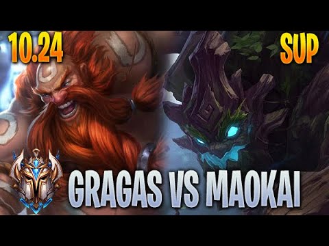 Gragas Support vs Maokai - 10.24 KR Challenger