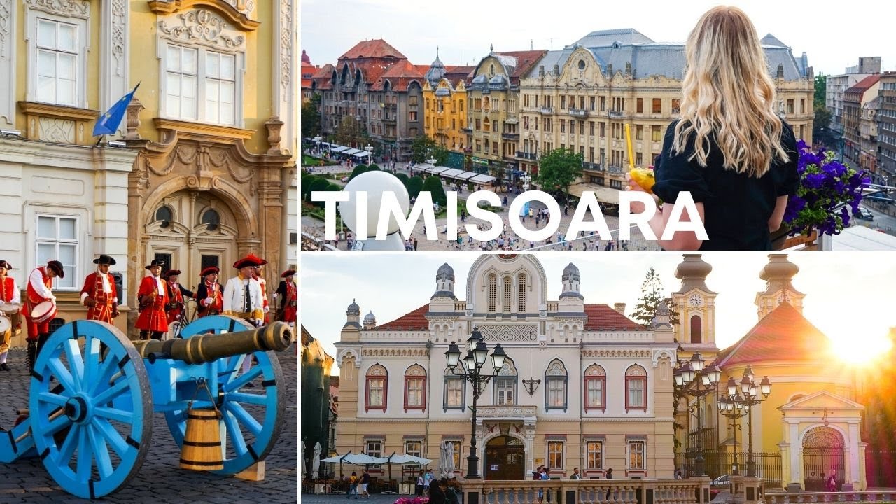 Timișoara Sightseeing Travel Vlog: Changing of the Guards, Boat Rides & City Square Walking Tour!
