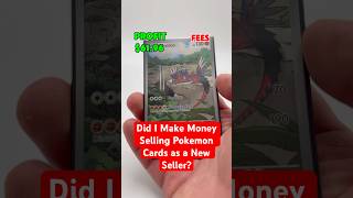 Did I Make Money Selling Pokemon Cards as a New Seller #pokemon #pokemontcg #pokemoncards #cards