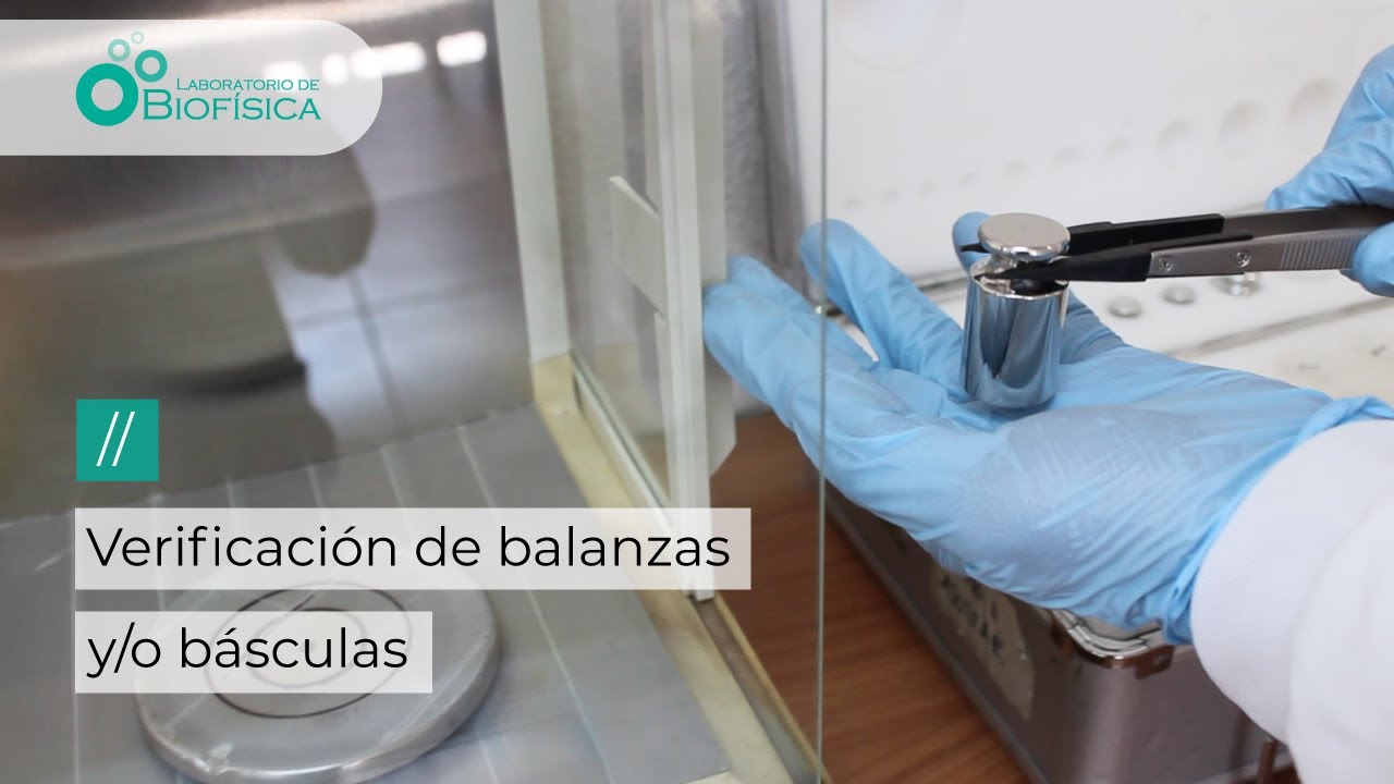 Calibración de balanzas y/o básculas