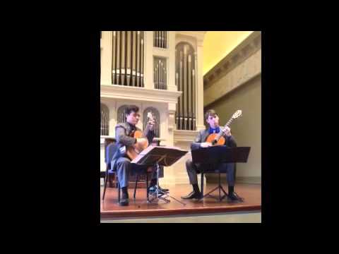 J.S. Bach - Violin Double Concerto BWV 1043 III. Presto (Guitar Duo)