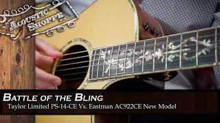 Video thumbnail for Taylor PS-14CE vs Eastman AC922CE Head to Head Shootout by The Acoustic Shoppe