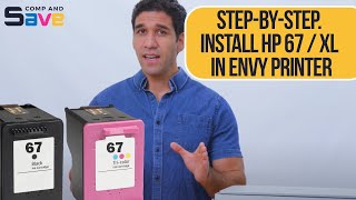 HP ENVY 6055 Printer Ink Cartridges Installation