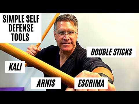 Simple Self Defense Tools Double Sticks