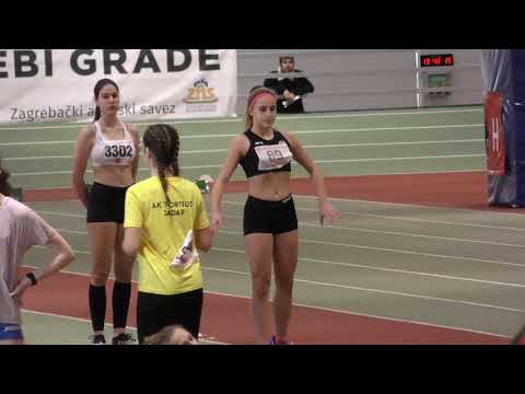 Dalj [Ž], Vita Penezić, Ema Leko i Vita Škiljo - Dvoransko PH za kadete i kadetkinje 2020