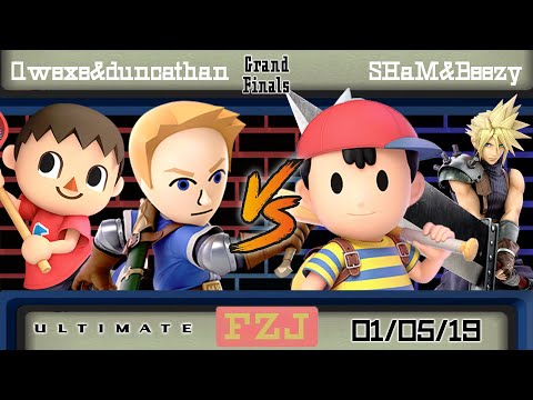 duncathan & Qwexe (R) vs Beezy & SHaM (B) - Grand Finals - Flat Zone Jan