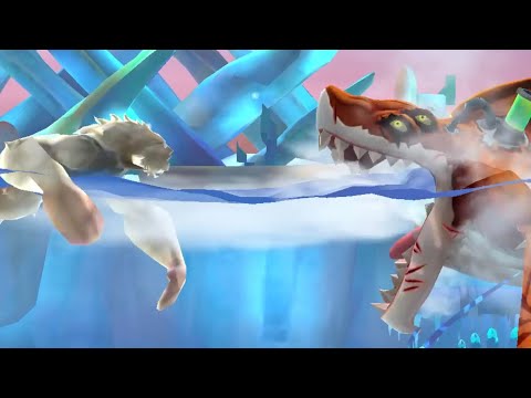 Meltdown eat Yeti Kempy boss ! - Hungry Shark World
