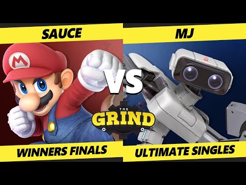 The Grind 123 Onine Winners Finals - SAUCE (Mario) Vs. Mj (ROB) Smash Ultimate - SSBU