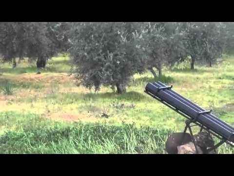 استهداف حاجز القرميد التابع لقوات النظام من قبل كتيبة شهداء الحرية في مدينة إدلب في محافظة إدلب