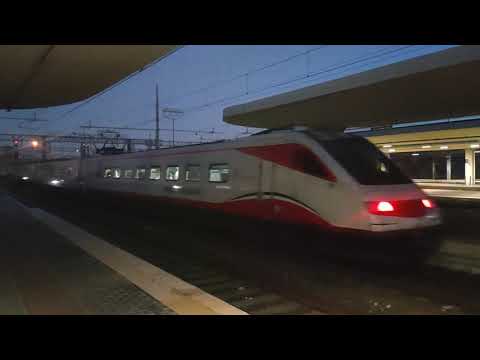 Ultimo viaggio commerciale ETR463-27 Frecciabianca 8619 in partenza da Pisa C.le