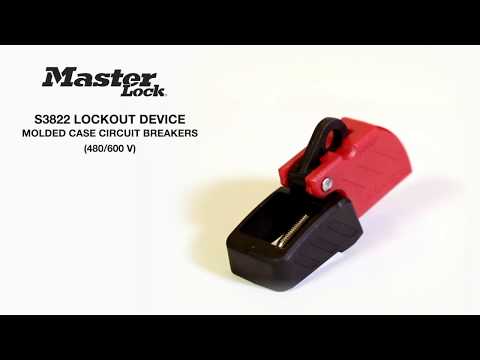 Screen capture of Master Lock Safety S3822 &#45; Grip Tight&trade; Plus Circuit Breaker Lockout