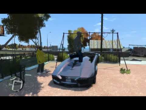 GRAND THEFT AUTO IV LAMBORGHINI REVENTON ROADSTER CRASH TESTING HD
