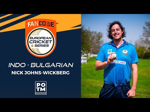 POTM: N.Wickberg - INB vs AMS | Highlights | FanCode ECS Bulgaria, 2022 Day 5 | ECS22.112