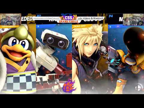 CSS 38 Doubles - GF - BobbyFabulous & klf1919 (DDD/Cloud) vs. Knight & lolyoshi (ROB/Gunner) - SSBU
