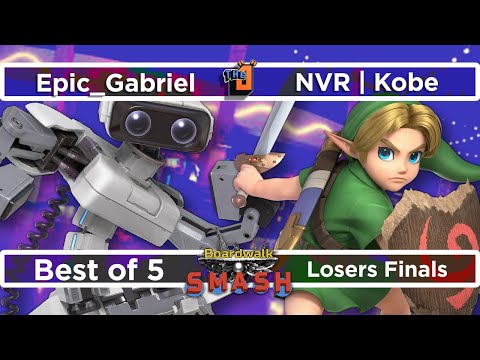 NVR | Kobe (Young Link) vs Epic Gabriel (ROB) Losers Finals  - Boardwalk Smash #35 - SSBU