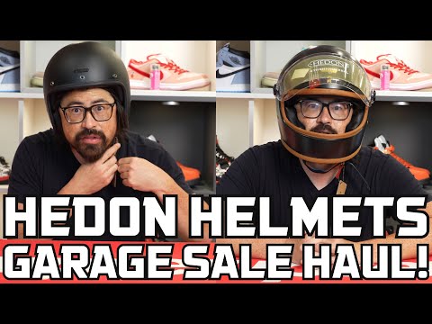 HEDON HELMET GARAGE SALE HAUL! HEDONIST & HERONE RACER! Bought UNSEEN w/ NO RETURNS! Did I Do OKAY?
