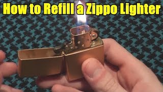 How to Refill a Zippo Lighter