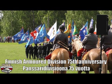 Finnish Armoured Division 75th Anniversary #4 - Sea of flags