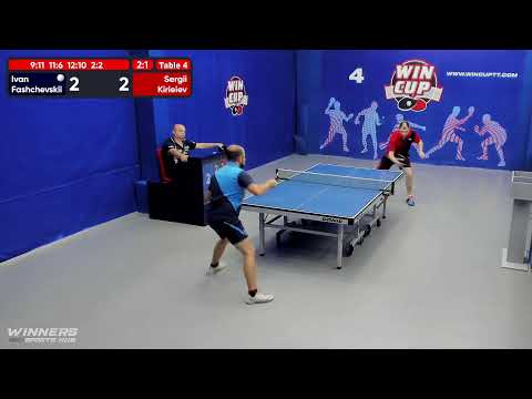 03:30  Бурдаков 1-3 Батюк  /  04:00  Фащевский 3-1 Киреев  стол 4  ЮГ-7  15.07.22