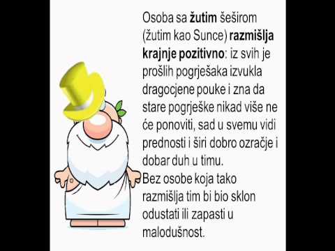 Šest mislećih šešira za timski rad.wmv