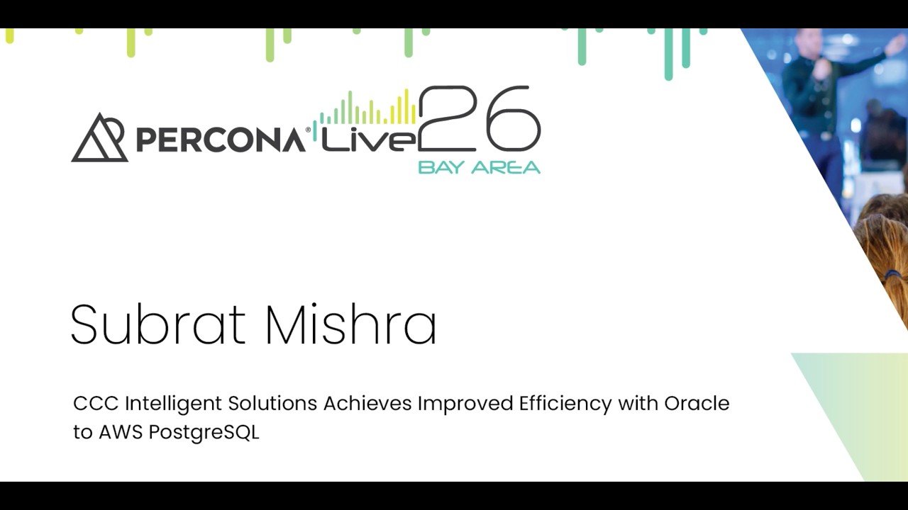 CCC Intelligent Solutions Achieves Improved Efficiency with Oracle to AWS PostgreSQL