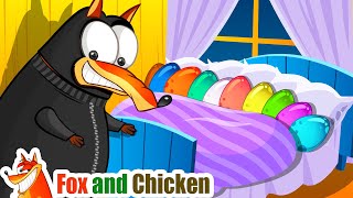 Ten Little Chicken - Learn to Count 1-10 | Kids Songs and Nursery Rhymes by Fox and Chicken
