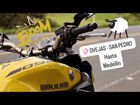 Yamaha MT09 - Desde el Llano de Ovejas hasta Medallo ❤️‍🔥