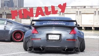 Installing Carbon Fiber Diffuser On My 350z !!