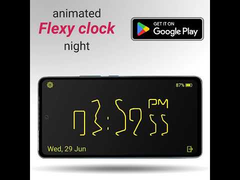 Night Clock - Animated Digits