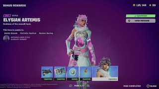 How to Unlock Elysian Artemis Skin Style in Fortnite | Battle Pass Bonus Rewards Page 3