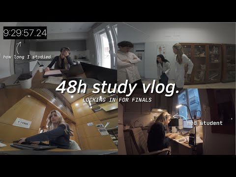 anatomy final in 48 hours 😵‍💫 | med school study vlog ⏳⏱️