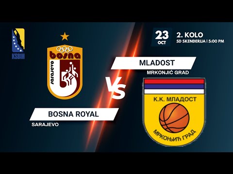 KK Bosna Royal vs KK Mladost - 2.kolo - KSBIH - 2021/2022