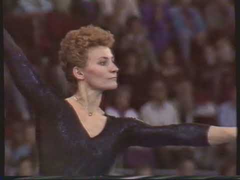 Martina Litzka (FRG) - Worlds 1989 - Team Competition - Floor Exercise