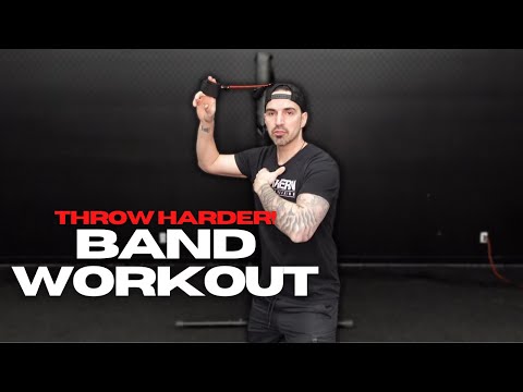9 Baseball J-Band Arm Care Exercises | Throw Harder And Avoid Injury
